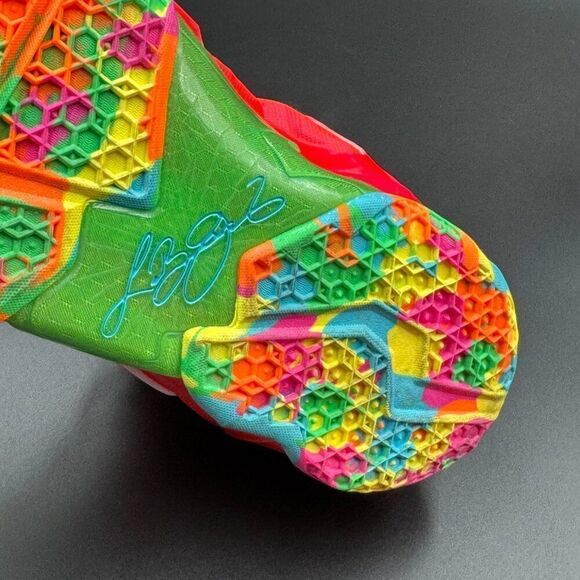 Nike LeBron 11 GS 'Fruity Pebbles' - Rare - Picture 9 of 12